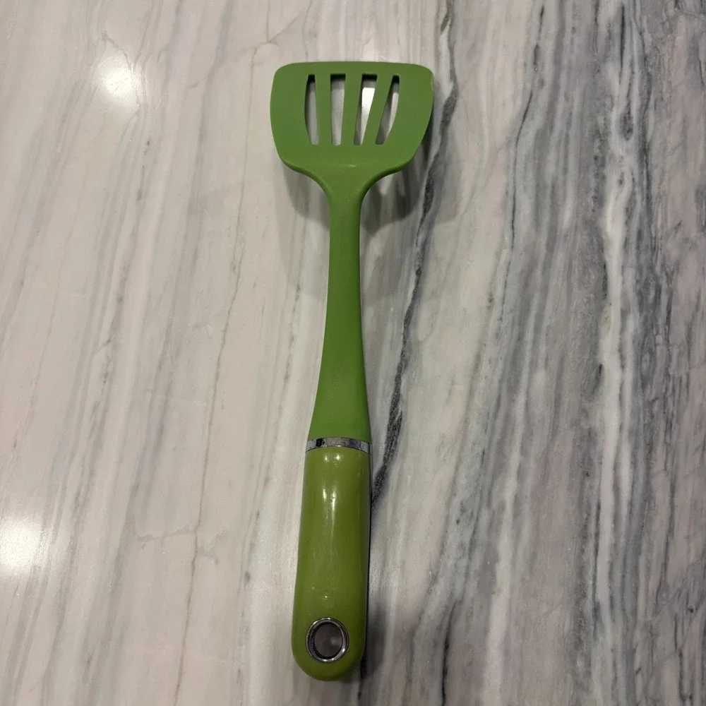 KitchenAid Green Apple Non Stick Heat Resistant Nylon Cooking‎ Slotted Turner